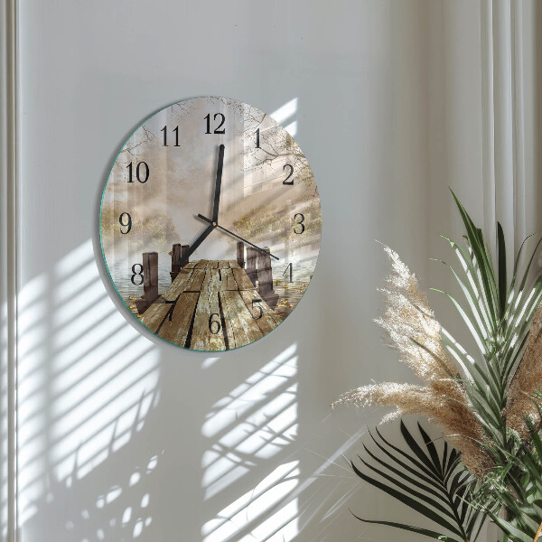 Wanduhr rund Netzwerk
