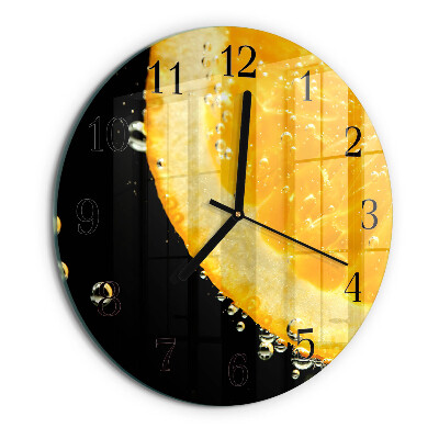 Wanduhr rund Zitronensäure