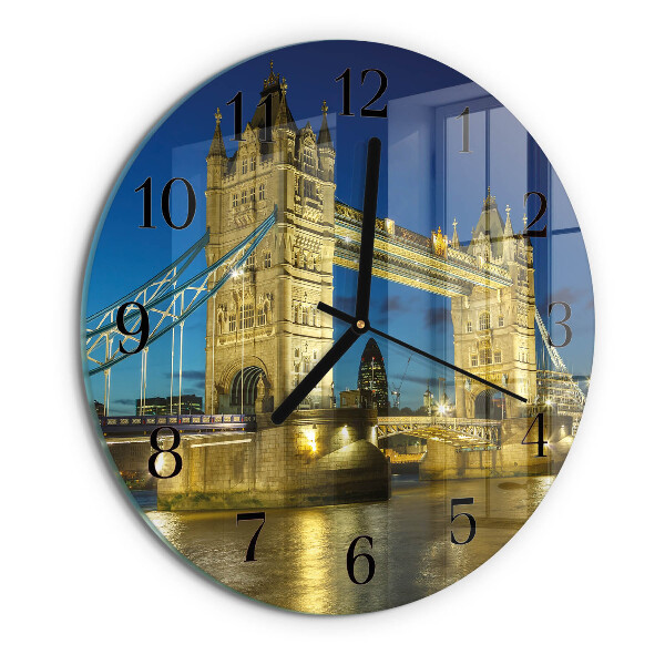 Wanduhr rund London Bridge