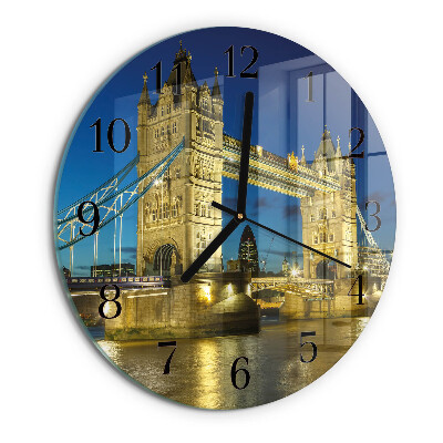 Wanduhr rund London Bridge