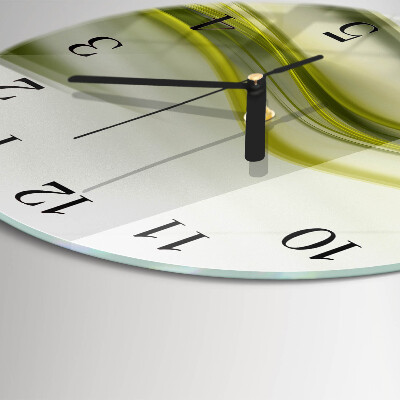 Wanduhr rund Abstrakte Linien