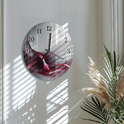 Wanduhr rund Abstraktion