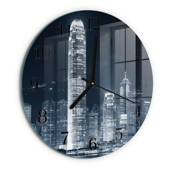 Wanduhr rund Horizont