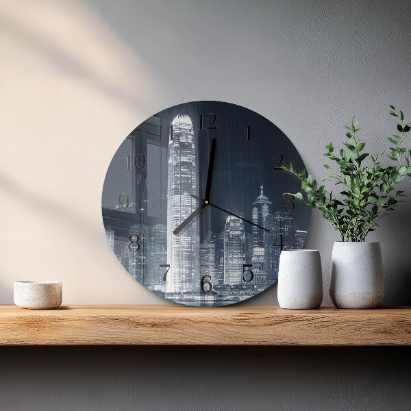 Wanduhr rund Horizont