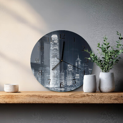 Wanduhr rund Horizont
