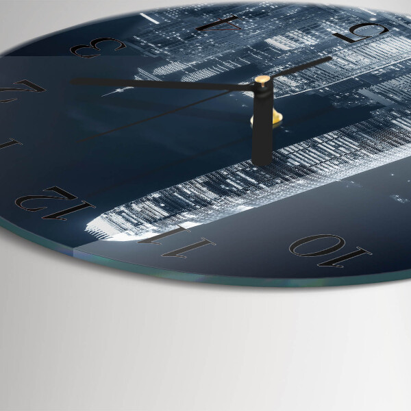 Wanduhr rund Horizont