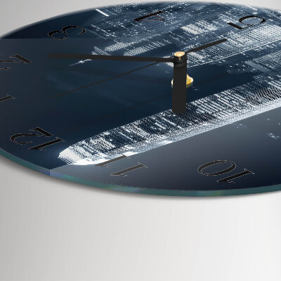 Wanduhr rund Horizont