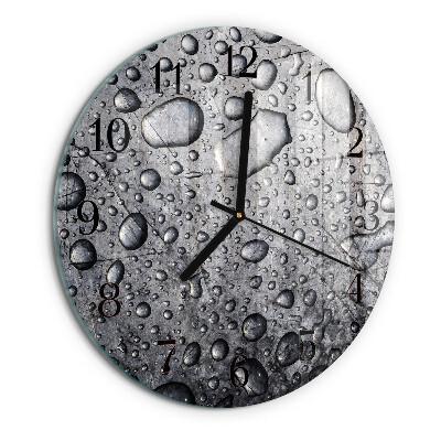 Wanduhr rund Tropfen