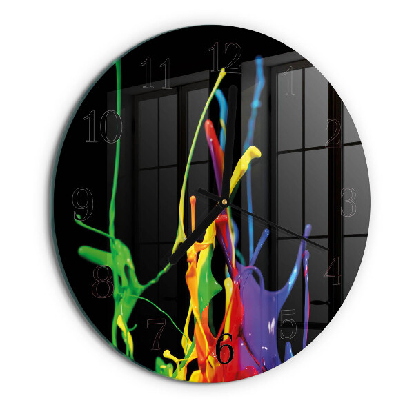 Wanduhr rund Farbe
