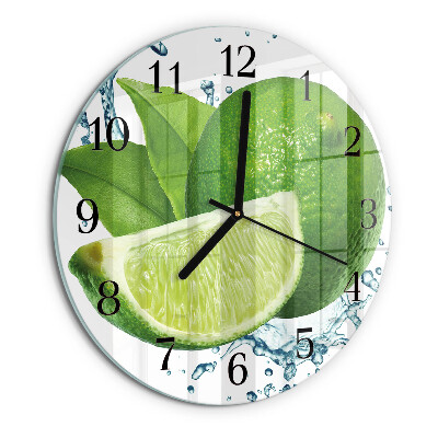 Wanduhr rund Kalziumkarbonat