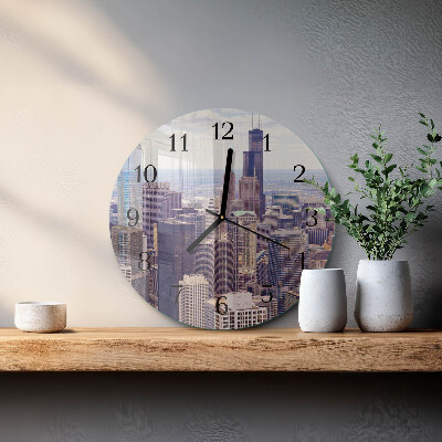 Wanduhr rund Horizont