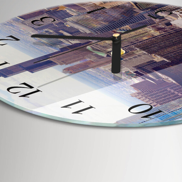 Wanduhr rund Horizont
