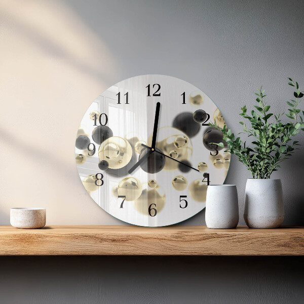 Wanduhr rund Abstraktion
