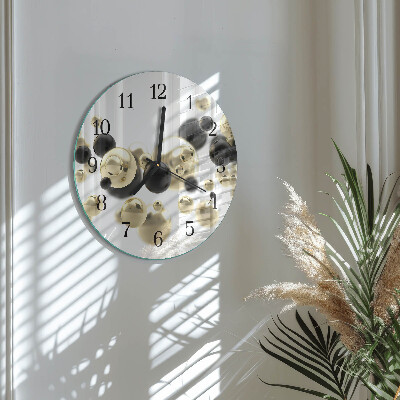 Wanduhr rund Abstraktion