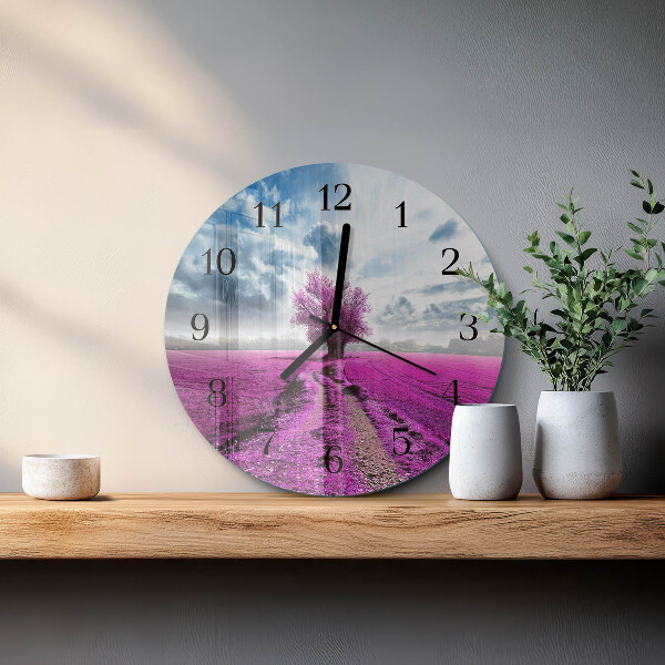 Wanduhr rund Feld
