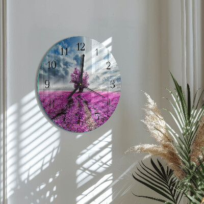 Wanduhr rund Feld