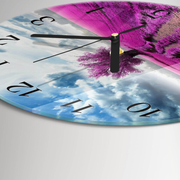 Wanduhr rund Feld