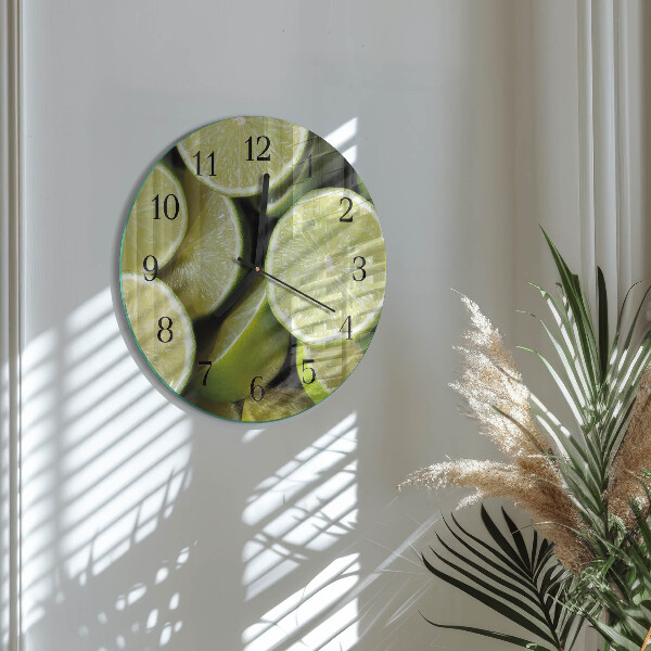 Wanduhr rund Kalziumkarbonat