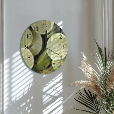 Wanduhr rund Kalziumkarbonat
