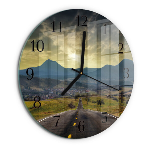 Wanduhr rund Pfadgebirge