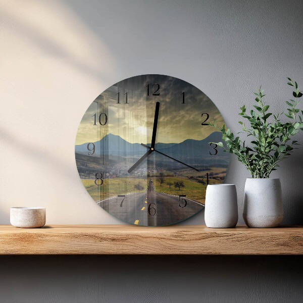Wanduhr rund Pfadgebirge