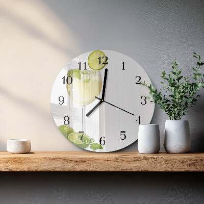 Wanduhr rund Kalziumkarbonat