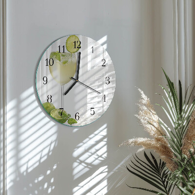 Wanduhr rund Kalziumkarbonat