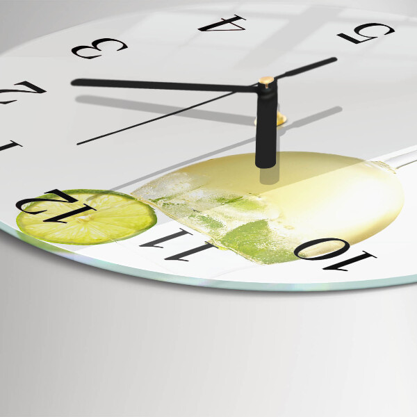 Wanduhr rund Kalziumkarbonat