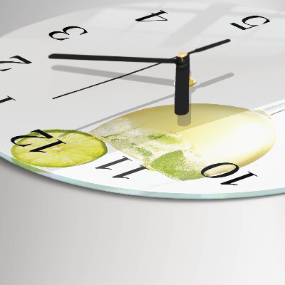 Wanduhr rund Kalziumkarbonat