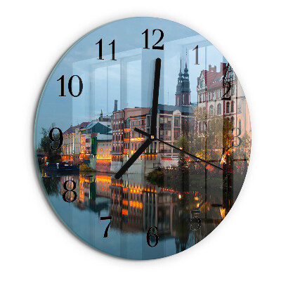 Wanduhr rund Altstadt
