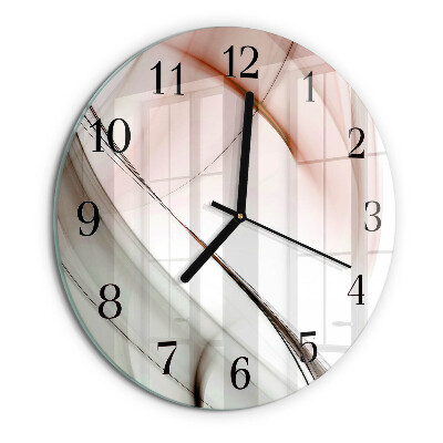 Wanduhr rund Abstraktion