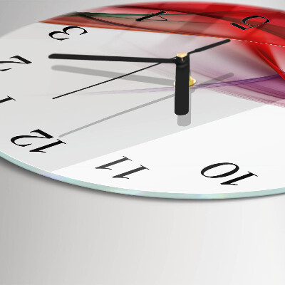 Wanduhr rund Abstraktion