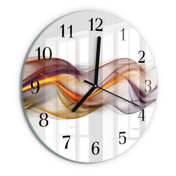 Wanduhr rund Abstraktion