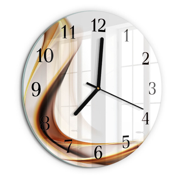 Wanduhr rund Abstraktion