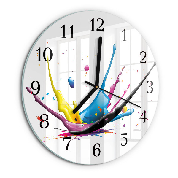 Wanduhr rund Farbe