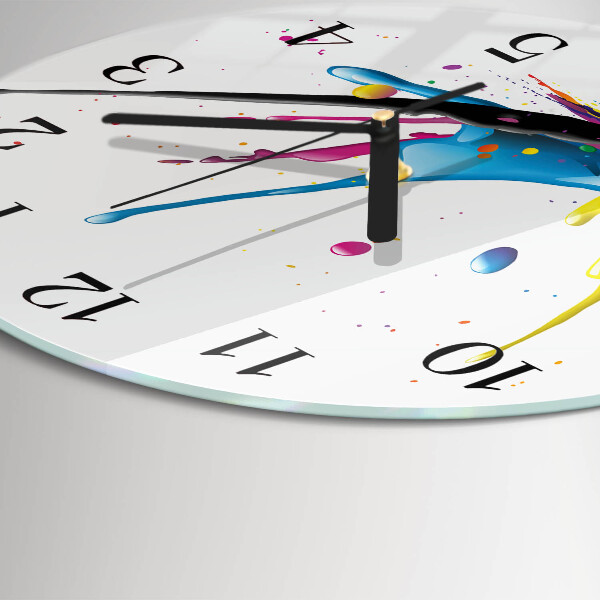 Wanduhr rund Farbe