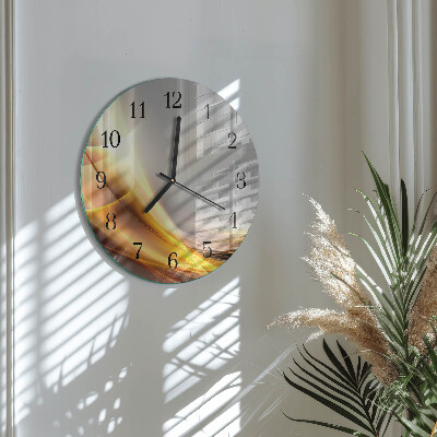 Wanduhr rund Abstraktion