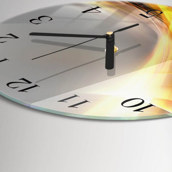 Wanduhr rund Abstraktion