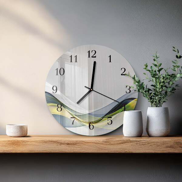 Wanduhr rund Abstraktion