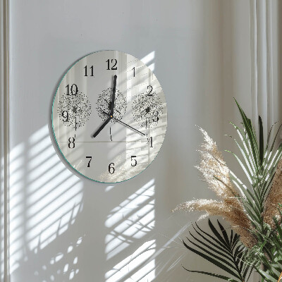 Wanduhr rund Abstraktion