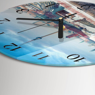 Wanduhr rund Winterstadt