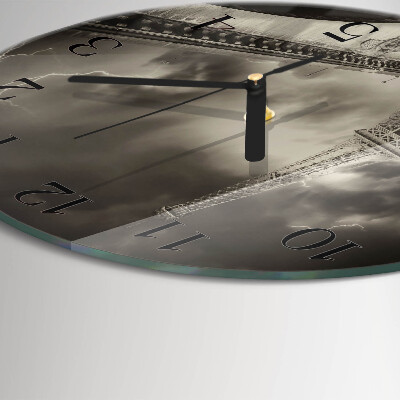 Wanduhr rund Paris