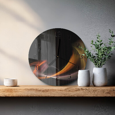 Wanduhr rund Abstraktion