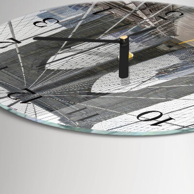 Wanduhr rund Brooklyn Bridge