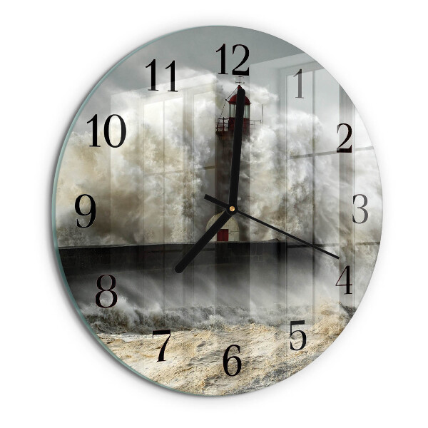 Wanduhr rund Sturm