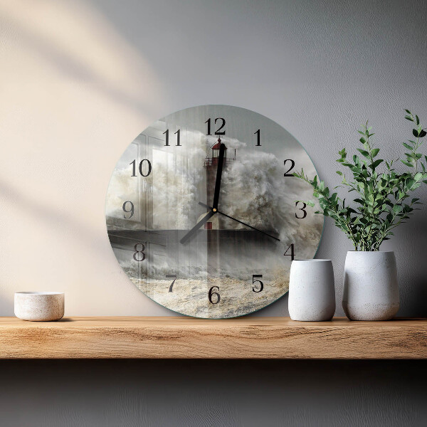Wanduhr rund Sturm