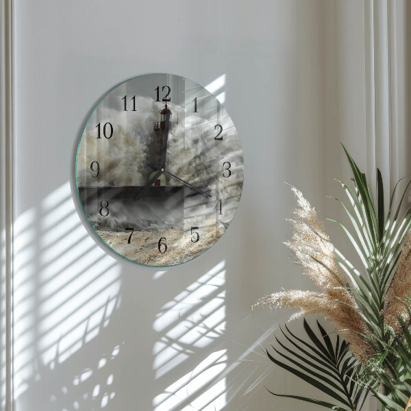 Wanduhr rund Sturm