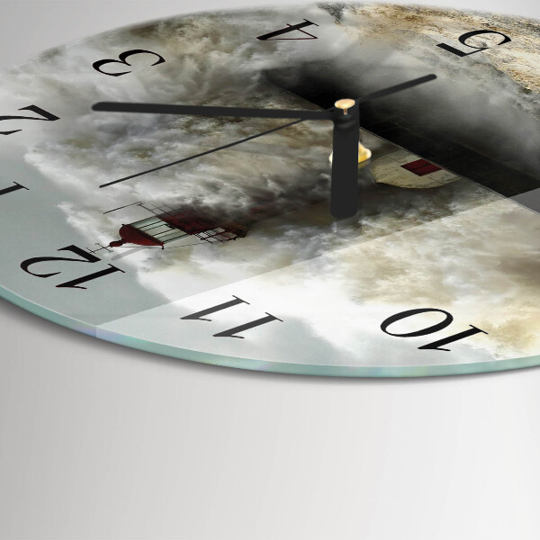 Wanduhr rund Sturm