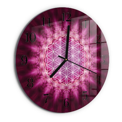 Wanduhr rund Abstraktion