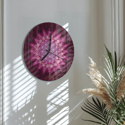 Wanduhr rund Abstraktion